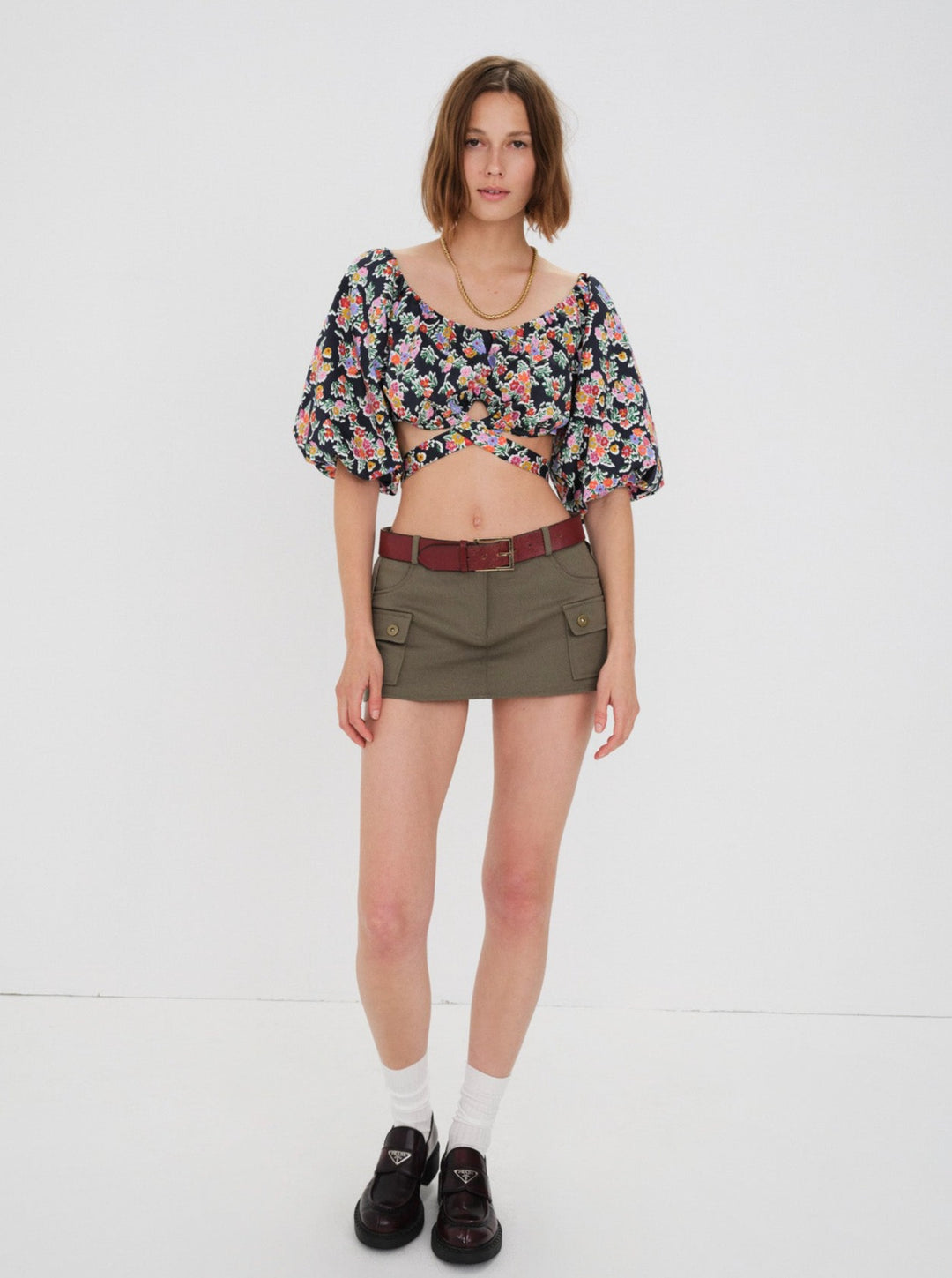 For Love and Lemons - Tate Crop Top - Multi