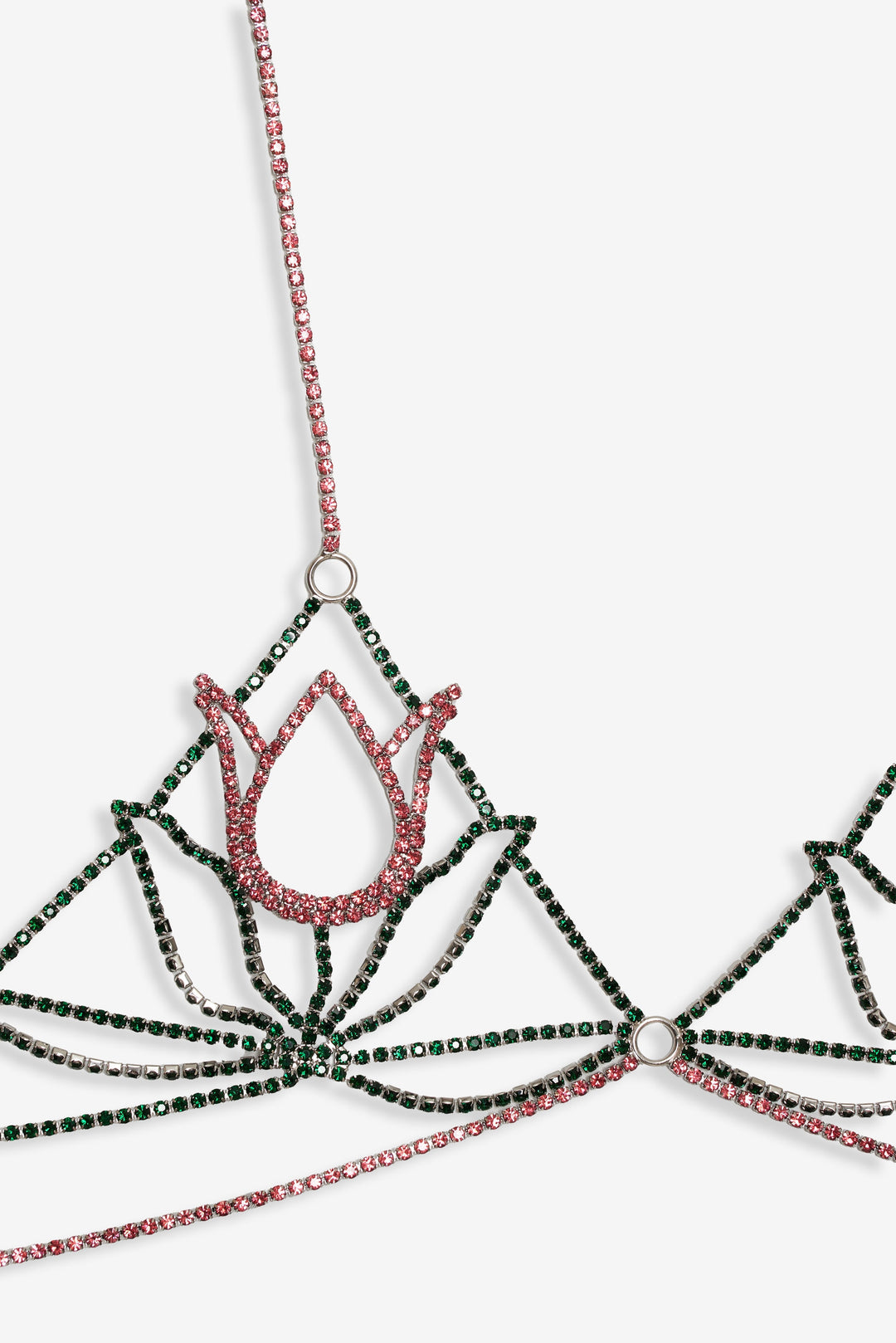 For Love and Lemons - Tulip Rhinestone Bralette - Pink