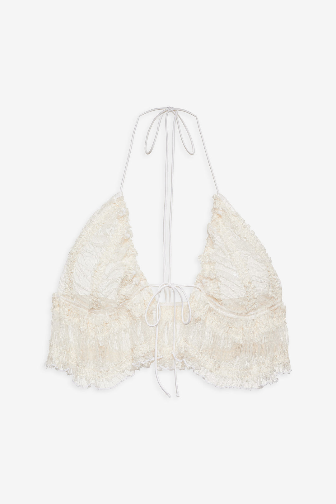 For Love and Lemons - Romy Bralette Top - White