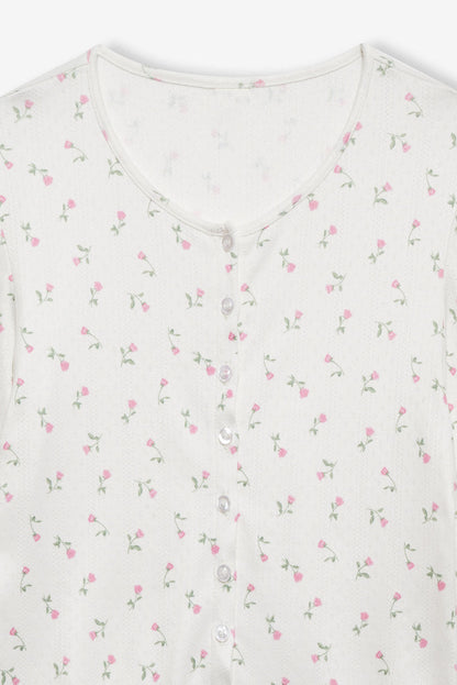 For Love and Lemons - Elliana Cardigan - White