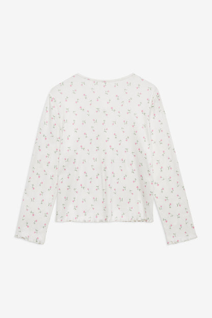 For Love and Lemons - Elliana Cardigan - White