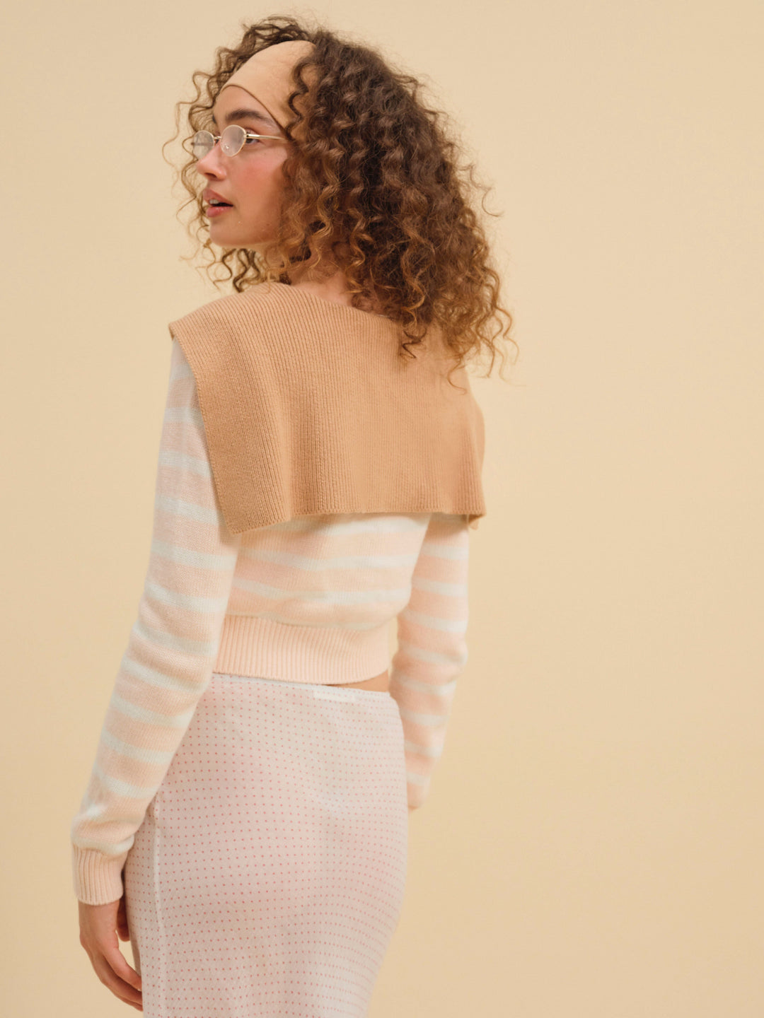 For Love and Lemons - Sophia Stripe Cardigan - Pink