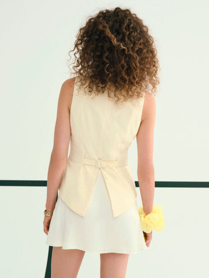 For Love and Lemons - Elanah Vest - Yellow