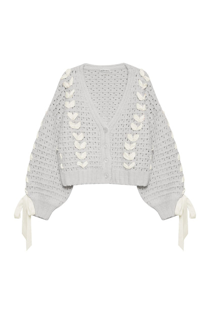 For Love and Lemons - Laurel Oversized Cardigan - Grey