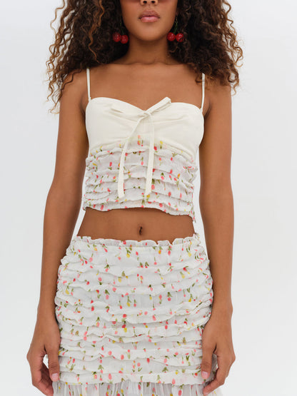 For Love and Lemons - Elodie Top - Yellow