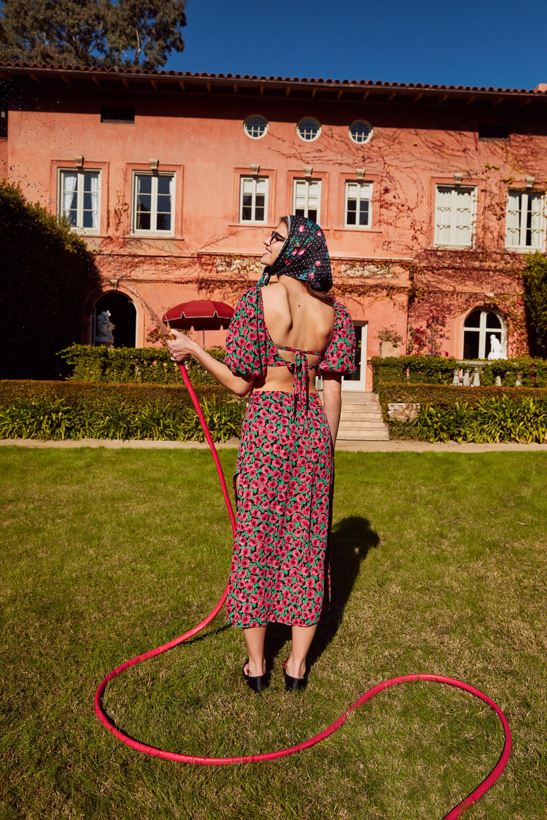 For Love and Lemons - Dolcetto Crop Top - Red