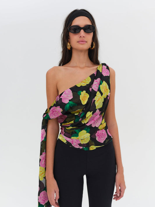For Love and Lemons - Zoey Top - Black
