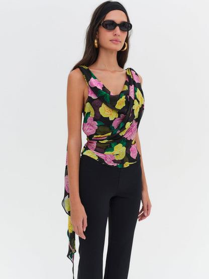 For Love and Lemons - Zoey Top - Black