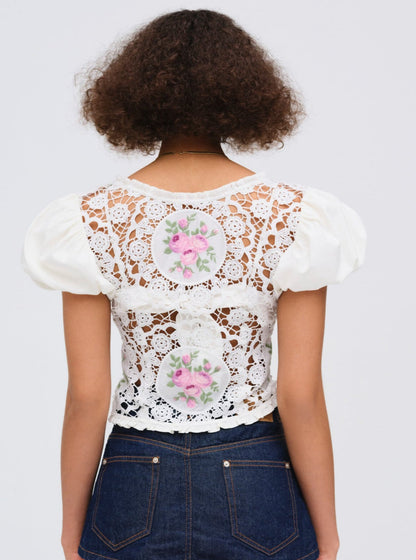 For Love and Lemons - Bordeaux Top - Pink