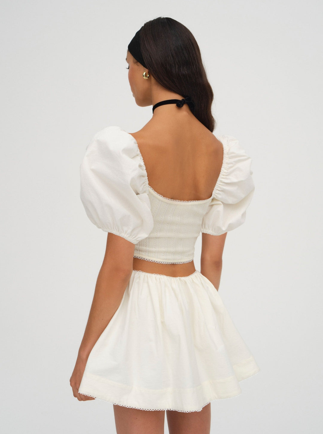For Love and Lemons - Billie Pointelle Top - Cream