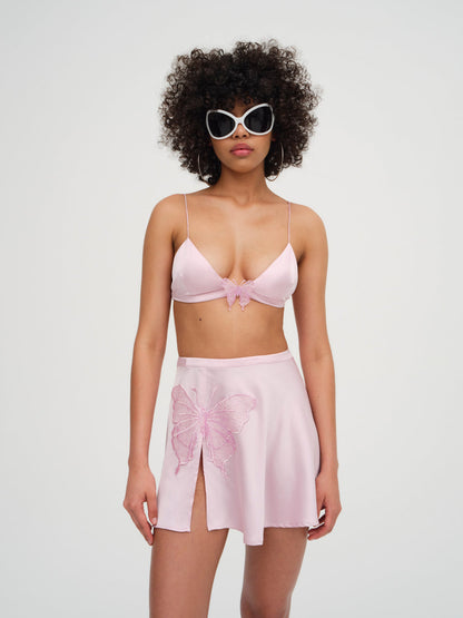 For Love and Lemons - Truette Bralette Top - Pink