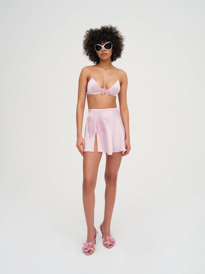 For Love and Lemons - Truette Bralette Top - Pink