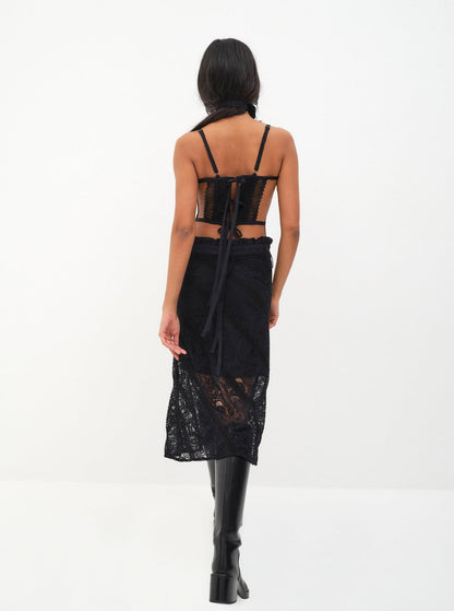 For Love and Lemons - Danielle Top - Black