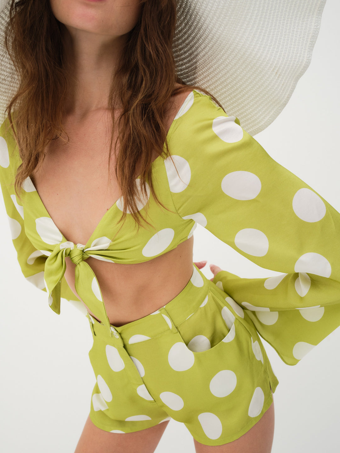 For Love and Lemons - Galia Top - Green