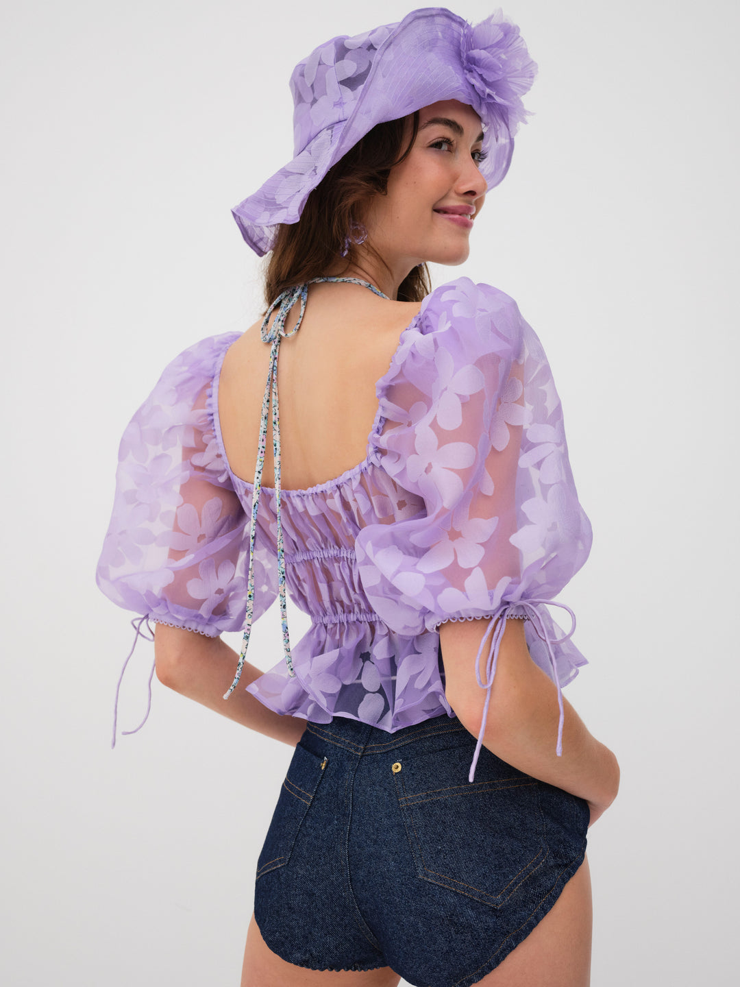 For Love and Lemons - Fran Top - Purple