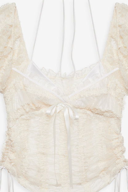For Love and Lemons - Romy Top - White