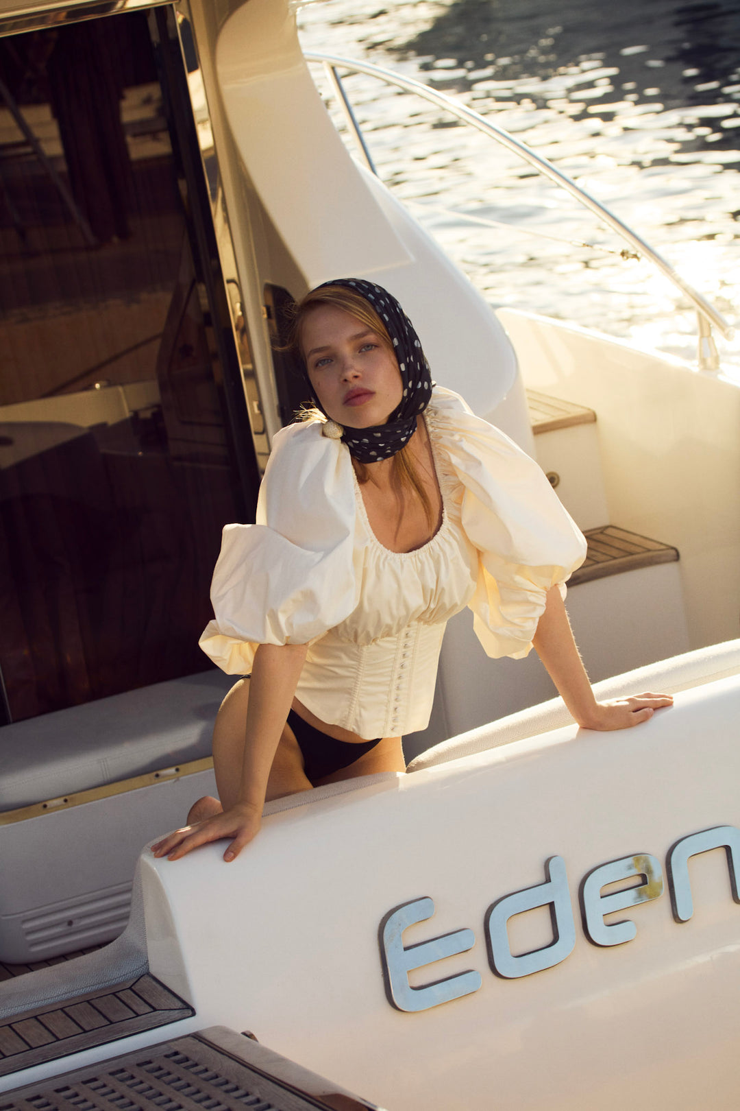 For Love and Lemons - Marion Blouse - Cream