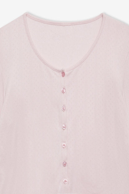 For Love and Lemons - Elliana Cardigan - Dusty Pink