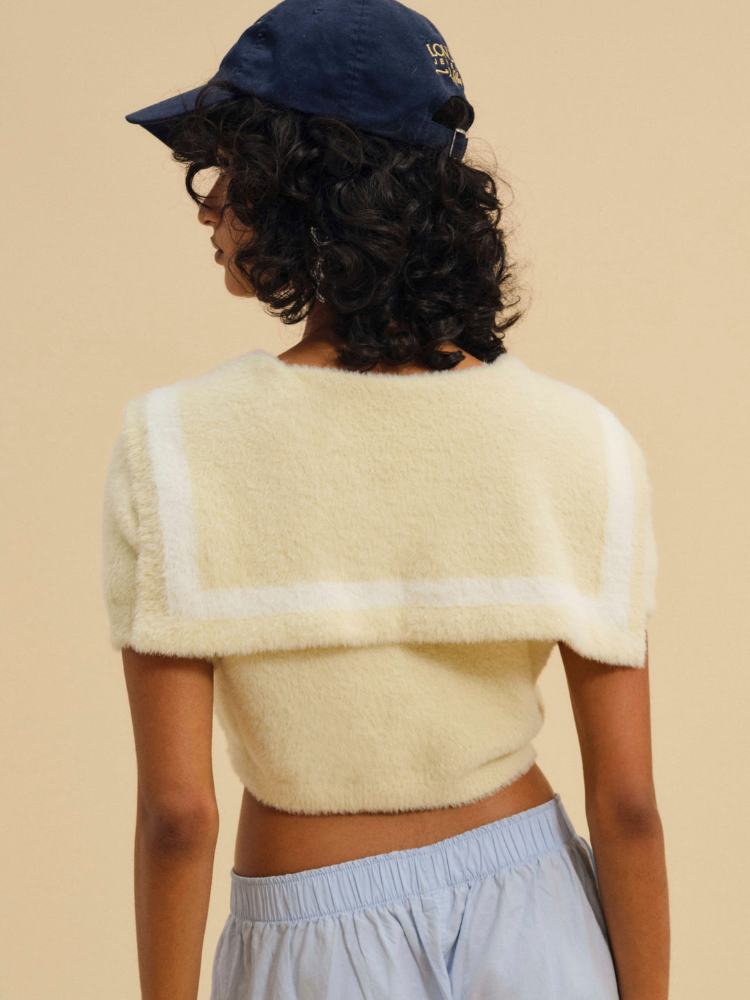 For Love and Lemons - Kimmy Sailor Sweater Top - Yellow
