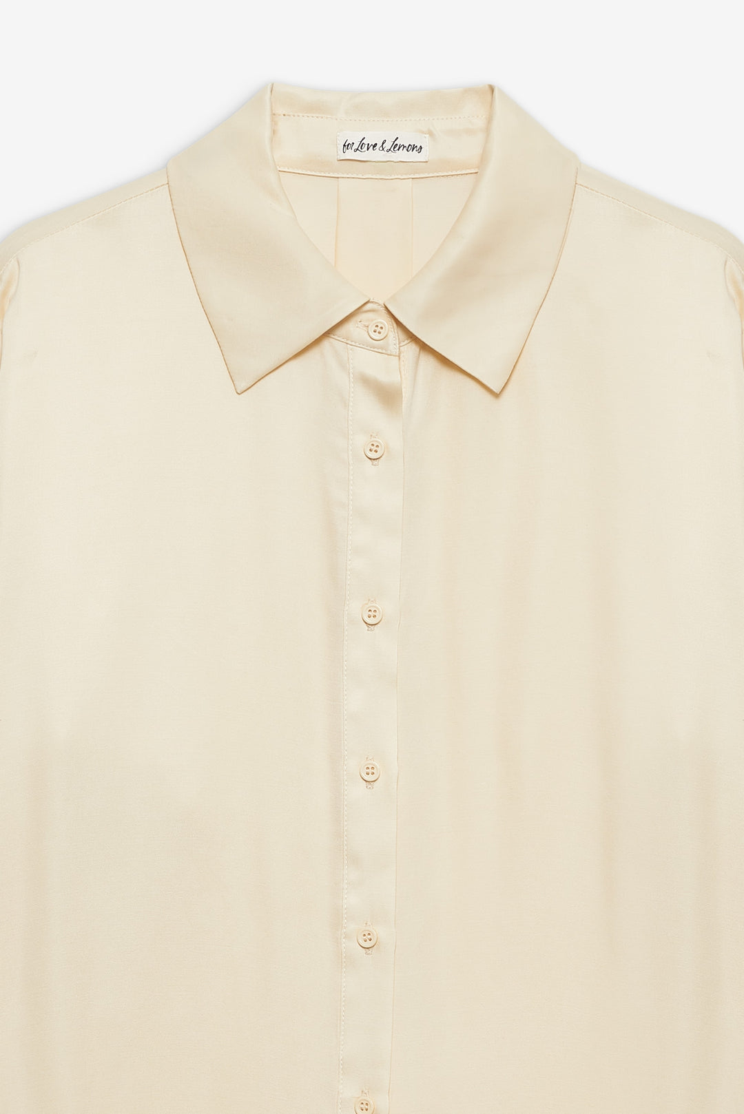 For Love and Lemons - Clarabell Button Down Shirt - Yellow