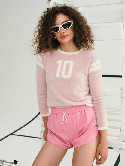 For Love and Lemons - Founded in '10 Sweater - Pink