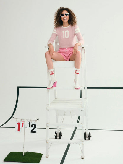 For Love and Lemons - Founded in '10 Sweater - Pink