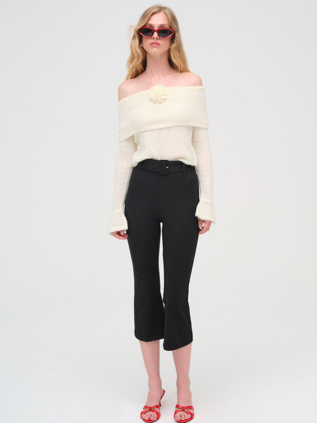 For Love and Lemons - Aspen Knit Top - Cream