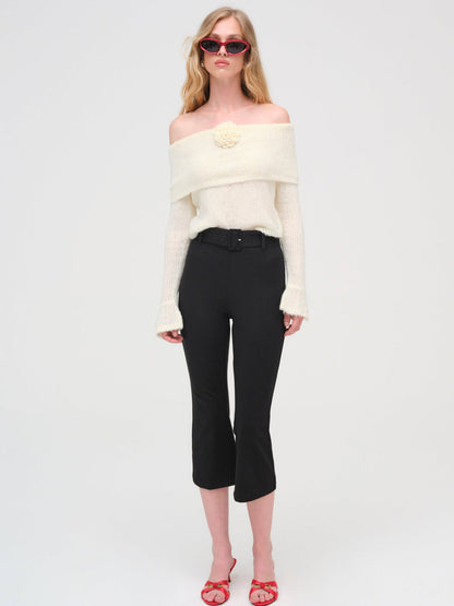 For Love and Lemons - Aspen Knit Top - Cream