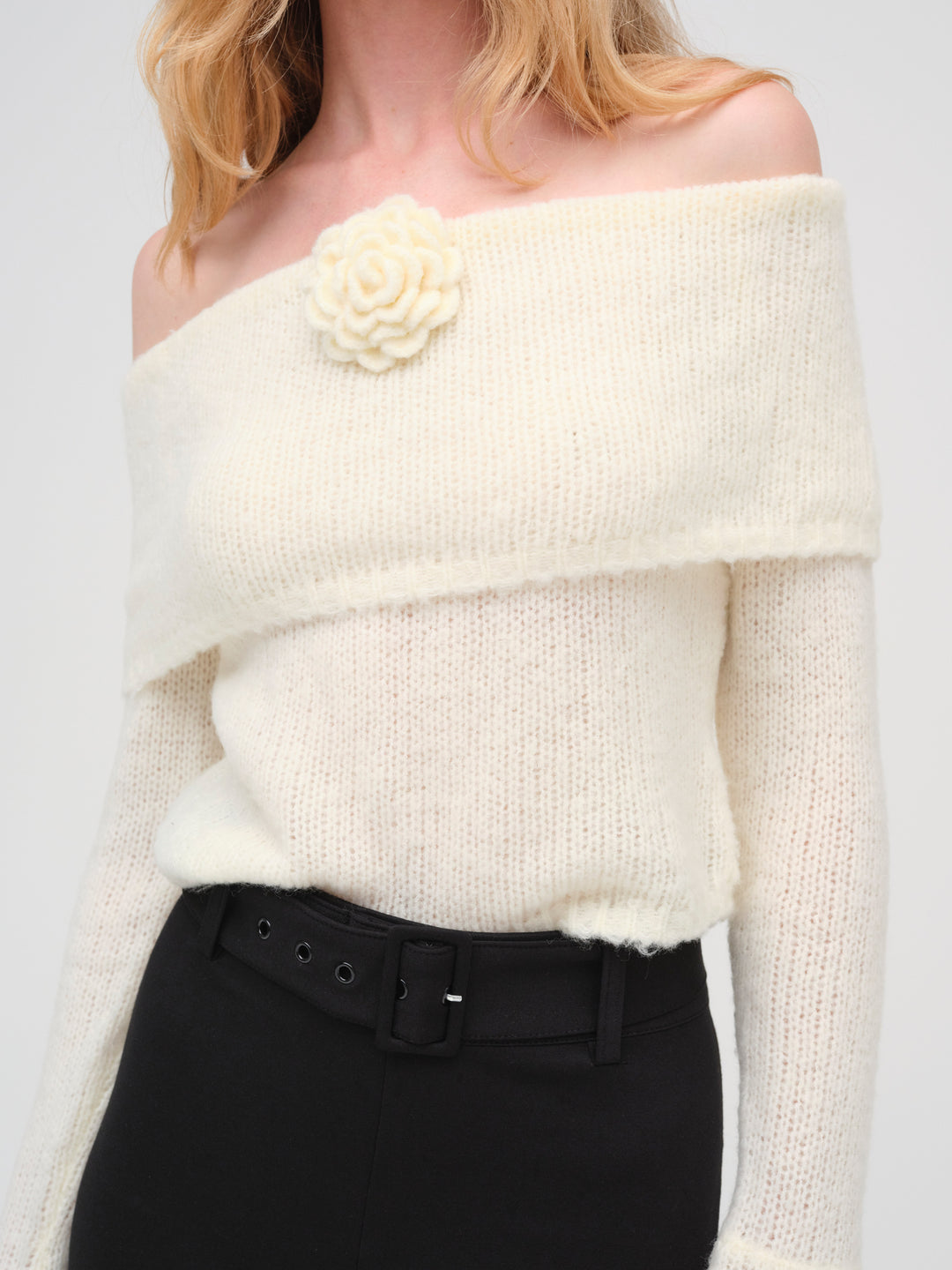 For Love and Lemons - Aspen Knit Top - Cream