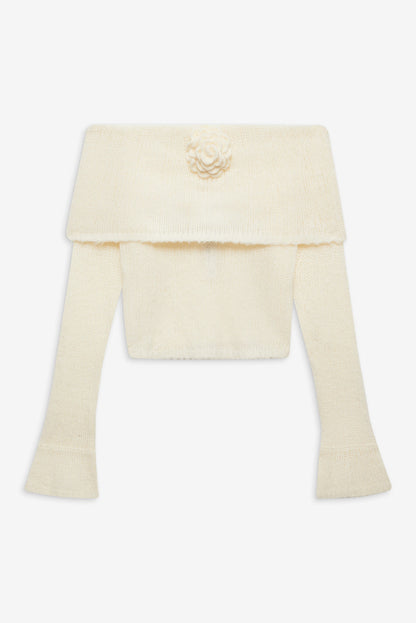 For Love and Lemons - Aspen Knit Top - Cream