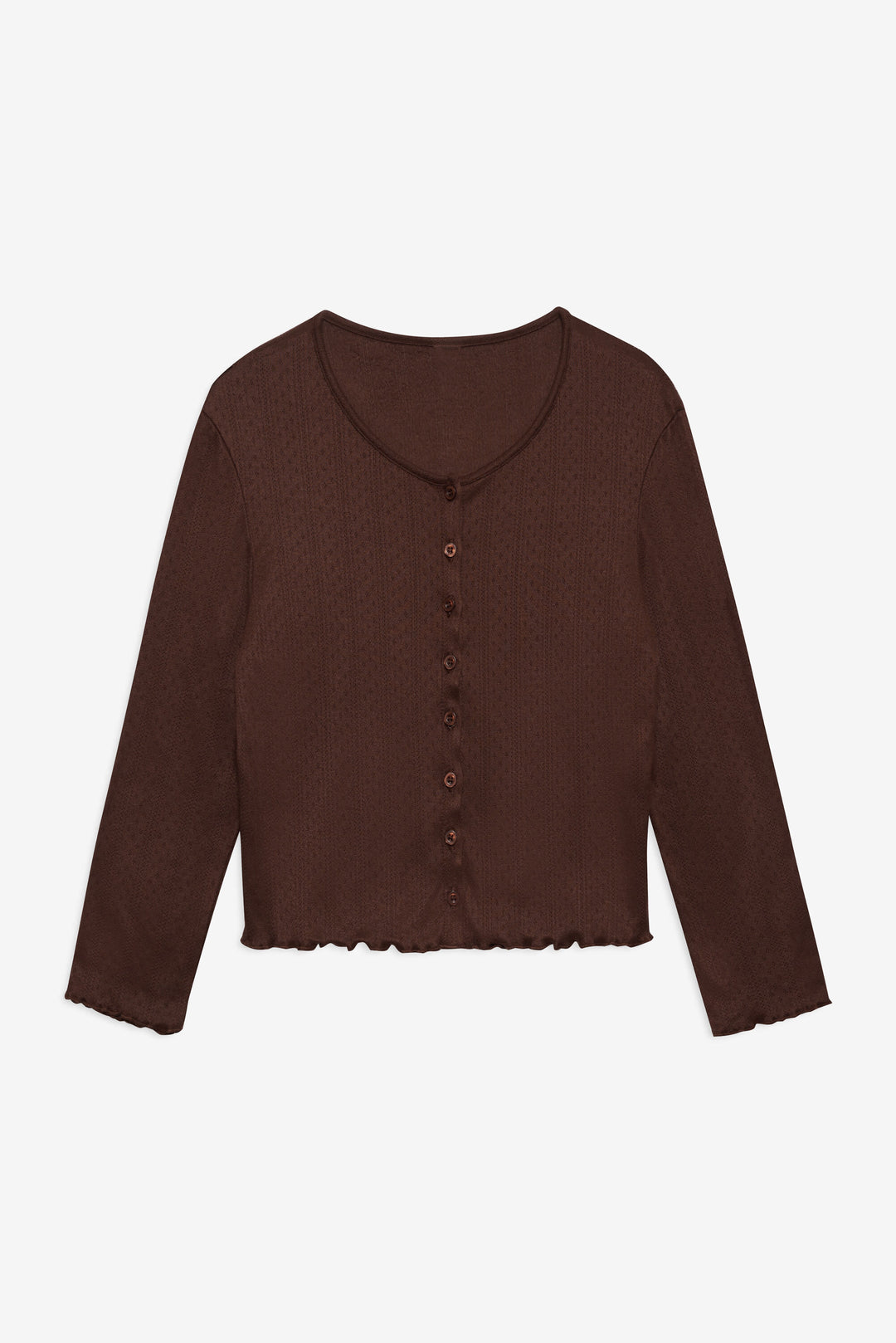 For Love and Lemons - Elliana Cardigan - Chocolate