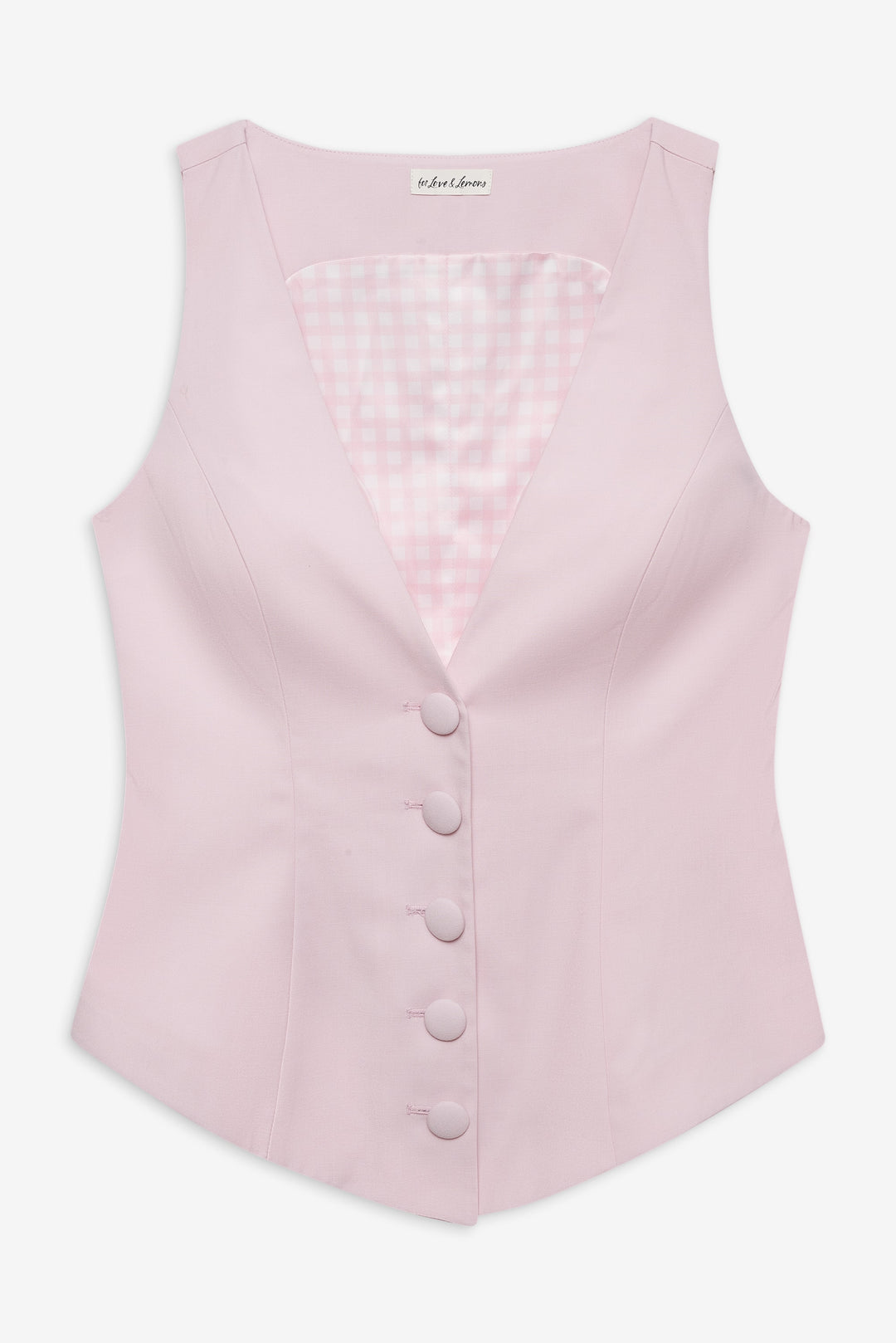 For Love and Lemons - Elanah Vest - Pink
