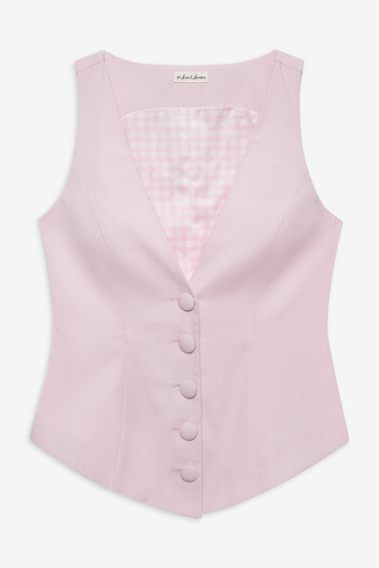 For Love and Lemons - Elanah Vest - Pink