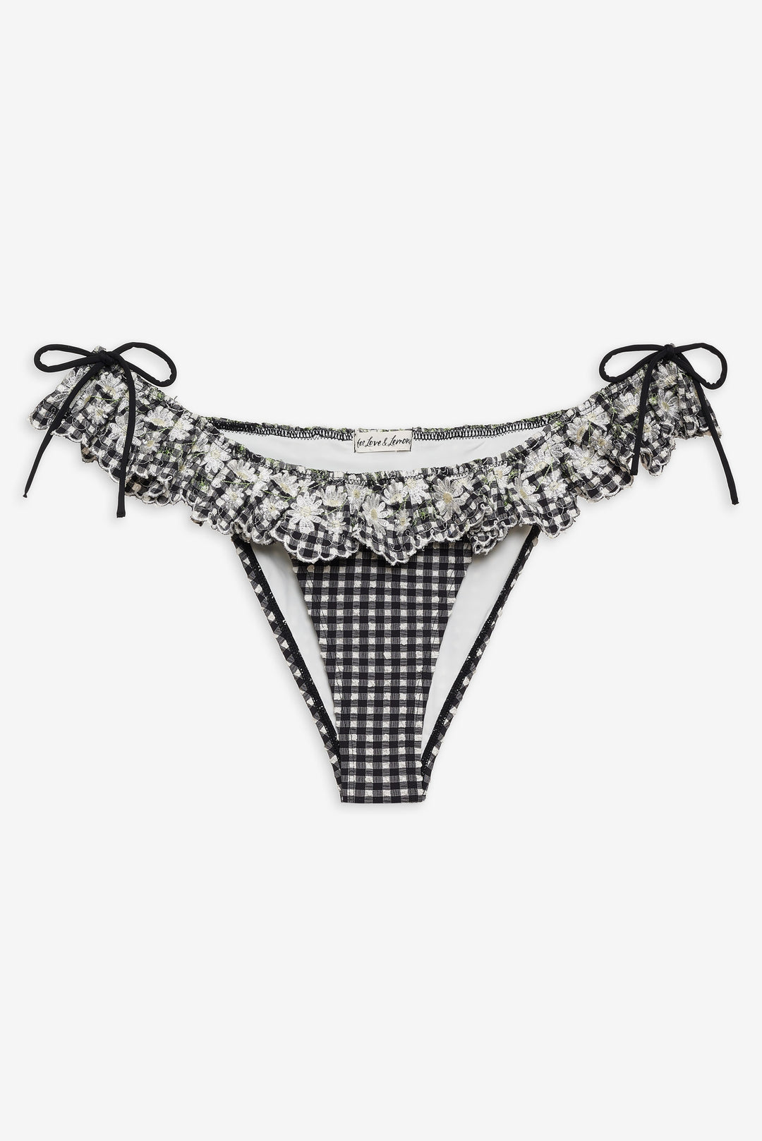 For Love and Lemons - Daisy Lane Bikini Bottom - Black