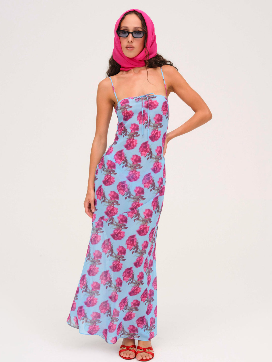 For Love and Lemons - Marina Maxi Dress - Blue