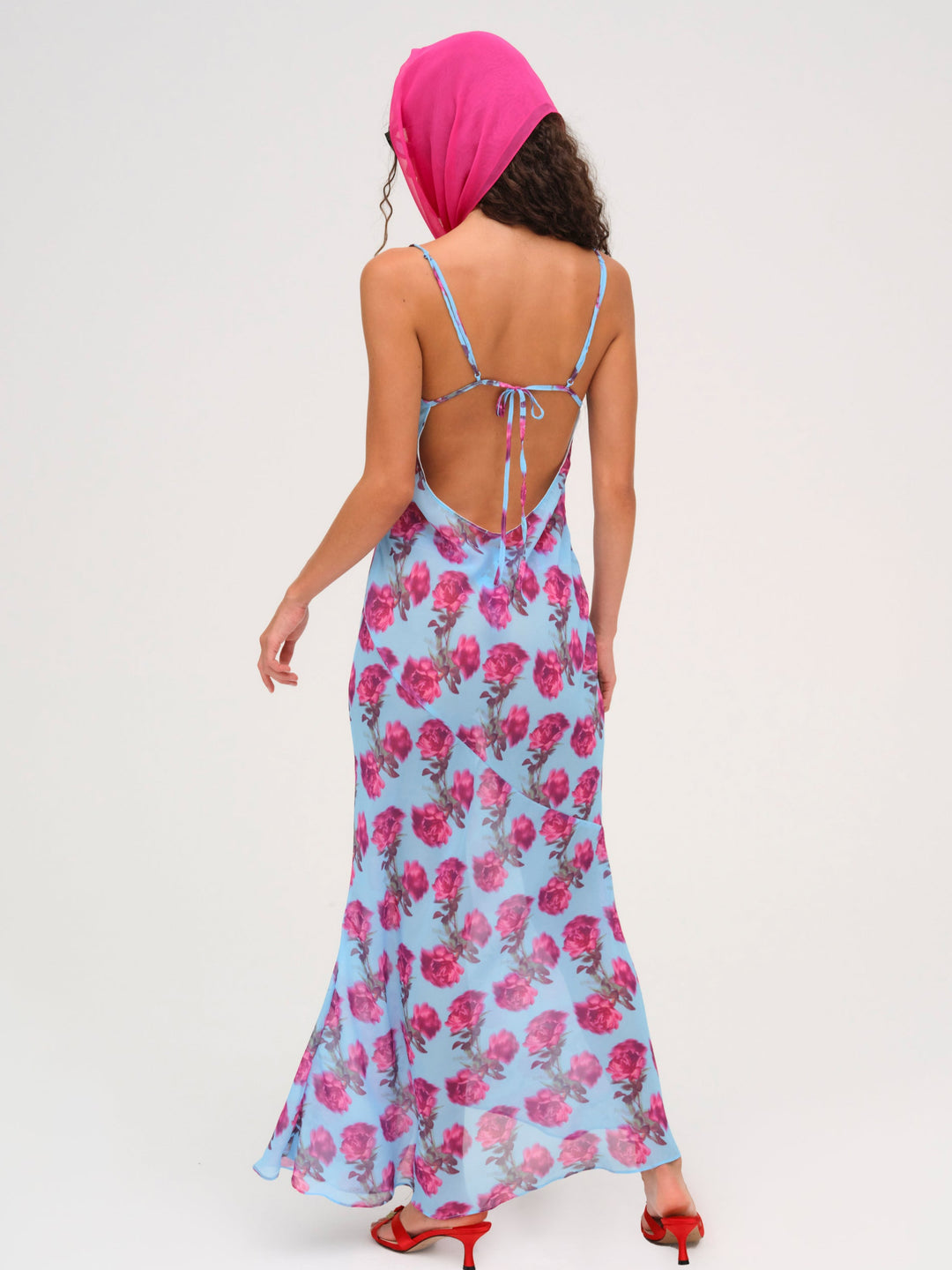 For Love and Lemons - Marina Maxi Dress - Blue