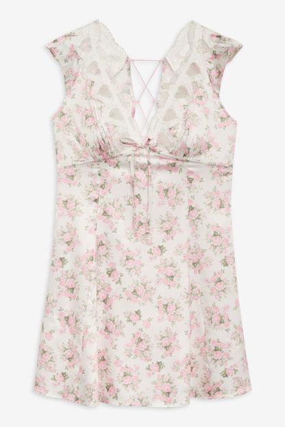 For Love and Lemons - Naima Slip Dress - Pink