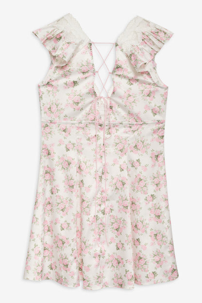 For Love and Lemons - Naima Slip Dress - Pink