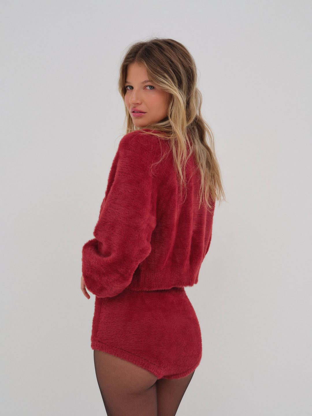 For Love and Lemons - Fiona Cardigan - Red