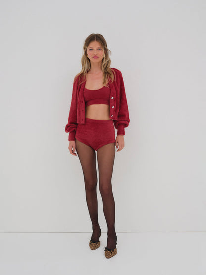 For Love and Lemons - Fiona Cardigan - Red