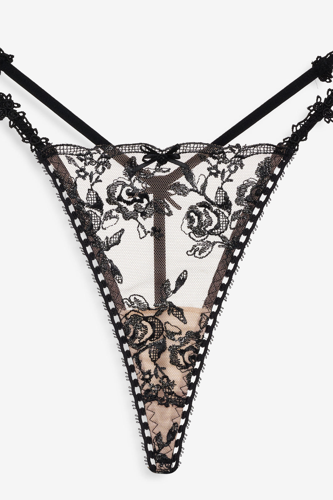 For Love and Lemons - Sonia G String Panty - Black