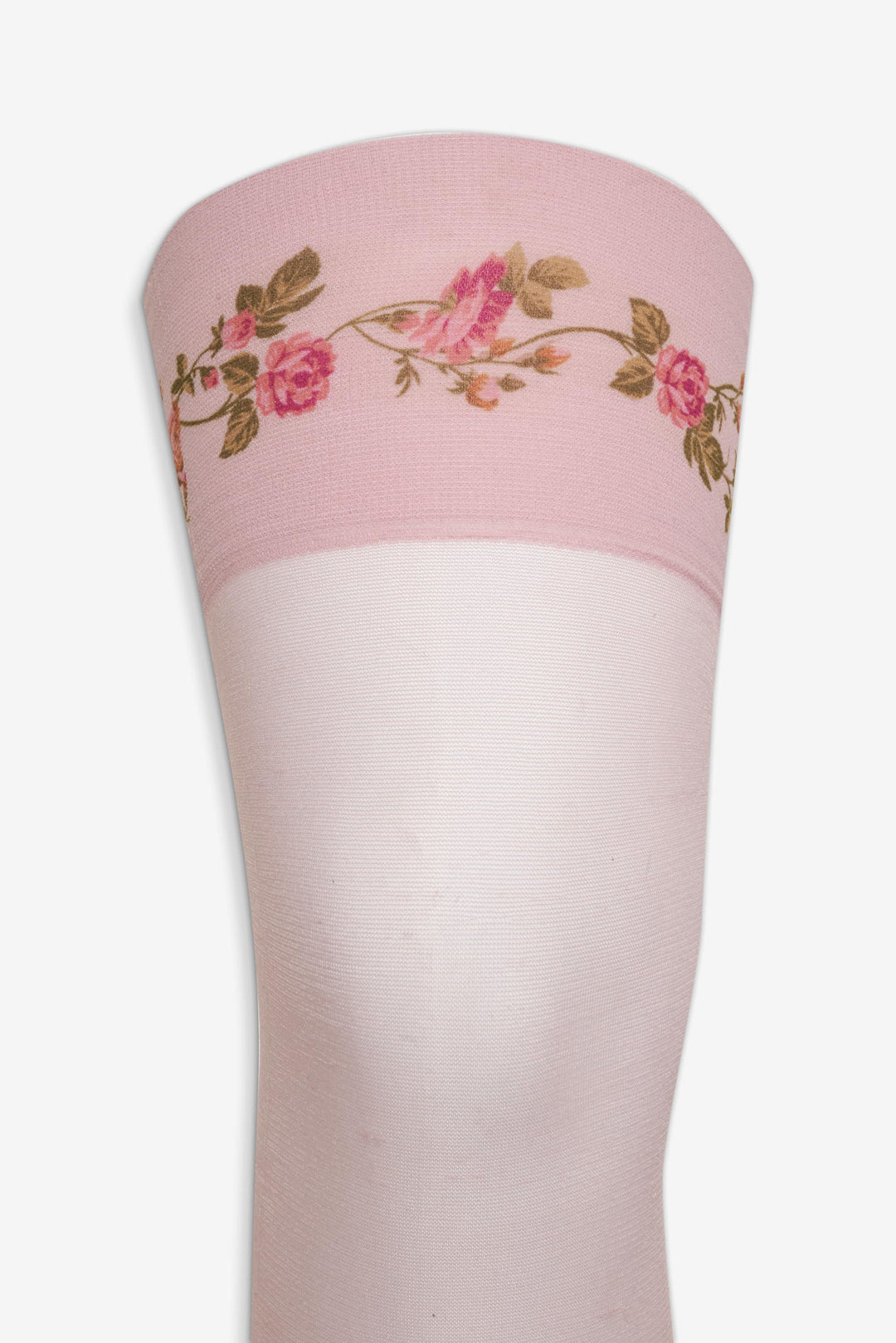 For Love and Lemons - Rose Vine Thigh-High Socks - Pink