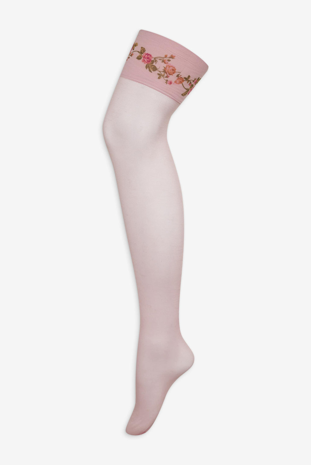 For Love and Lemons - Rose Vine Thigh-High Socks - Pink