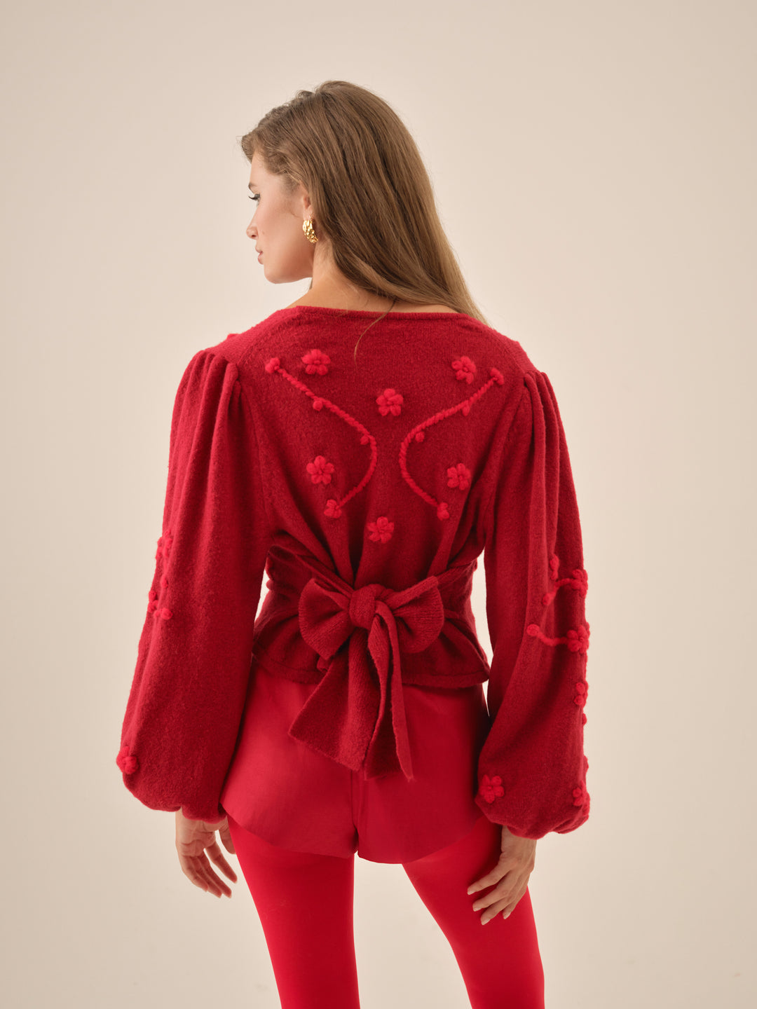 For Love and Lemons - Adalyn Cardigan - Red