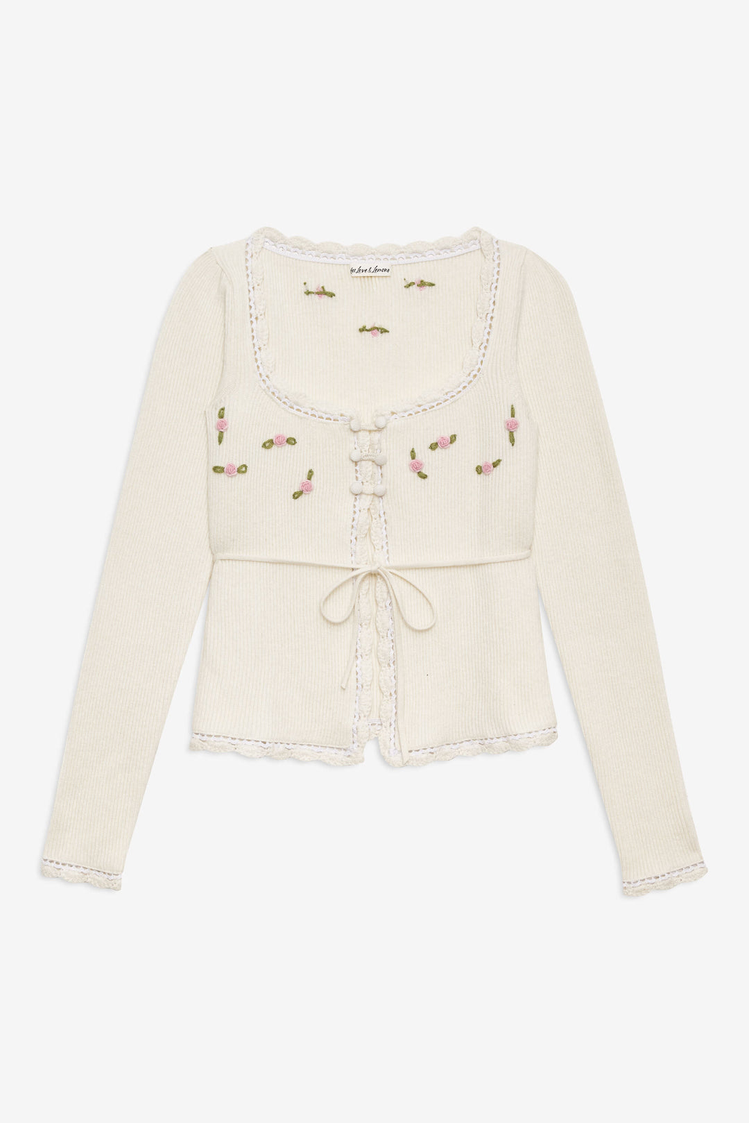 For Love and Lemons - Pheobe Knit Top - Cream