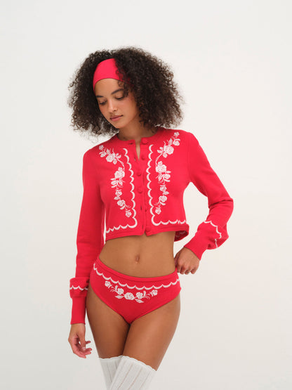 For Love and Lemons - Josephina Panty - Red