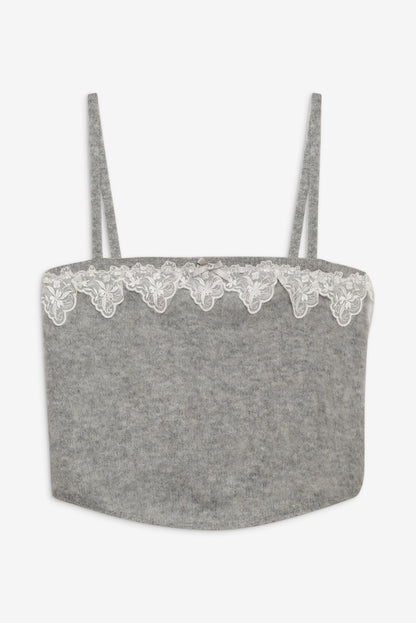 For Love and Lemons - Arinah Tank - Grey