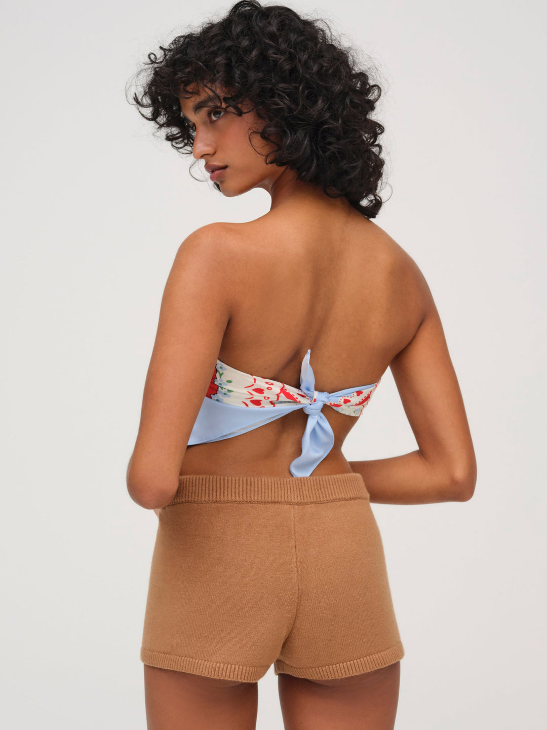 For Love and Lemons - Ellie Knit Short - CAMEL