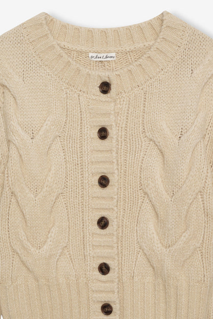 For Love and Lemons - Regina Cardigan - Tan