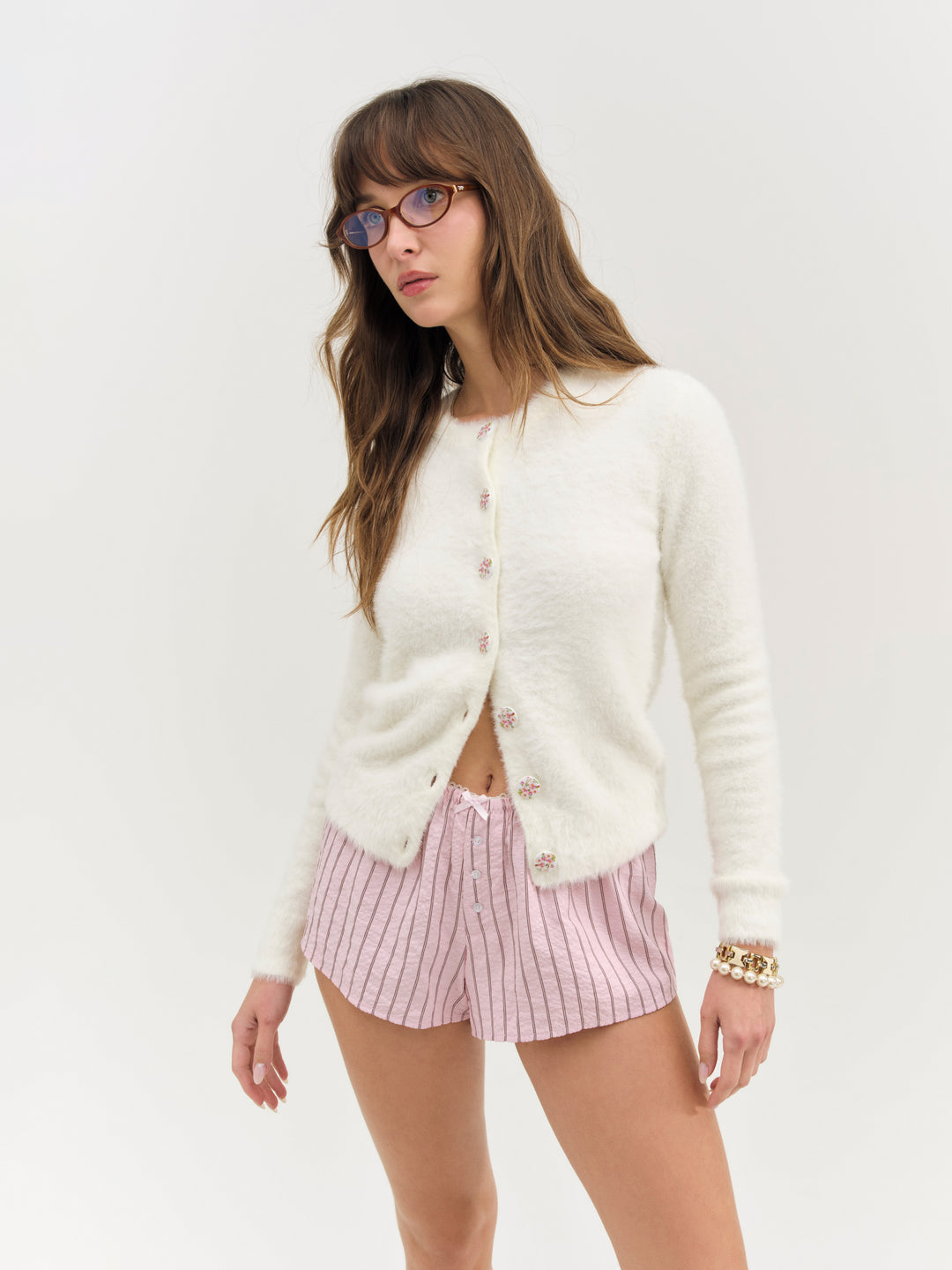 For Love and Lemons - Belinda Cardigan - Cream